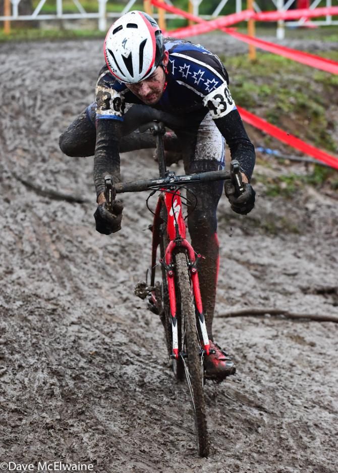 Collegiate racing at the USA Cycling Cyclo-cross National Championships in Austin.