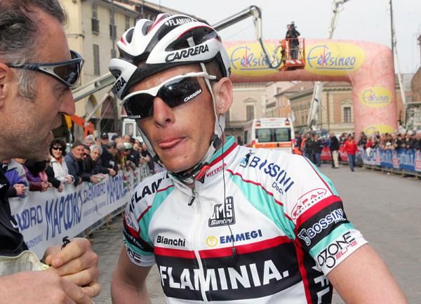 Riccardo Ricco' (Ceramica Flaminia) in interviewed after stage two.