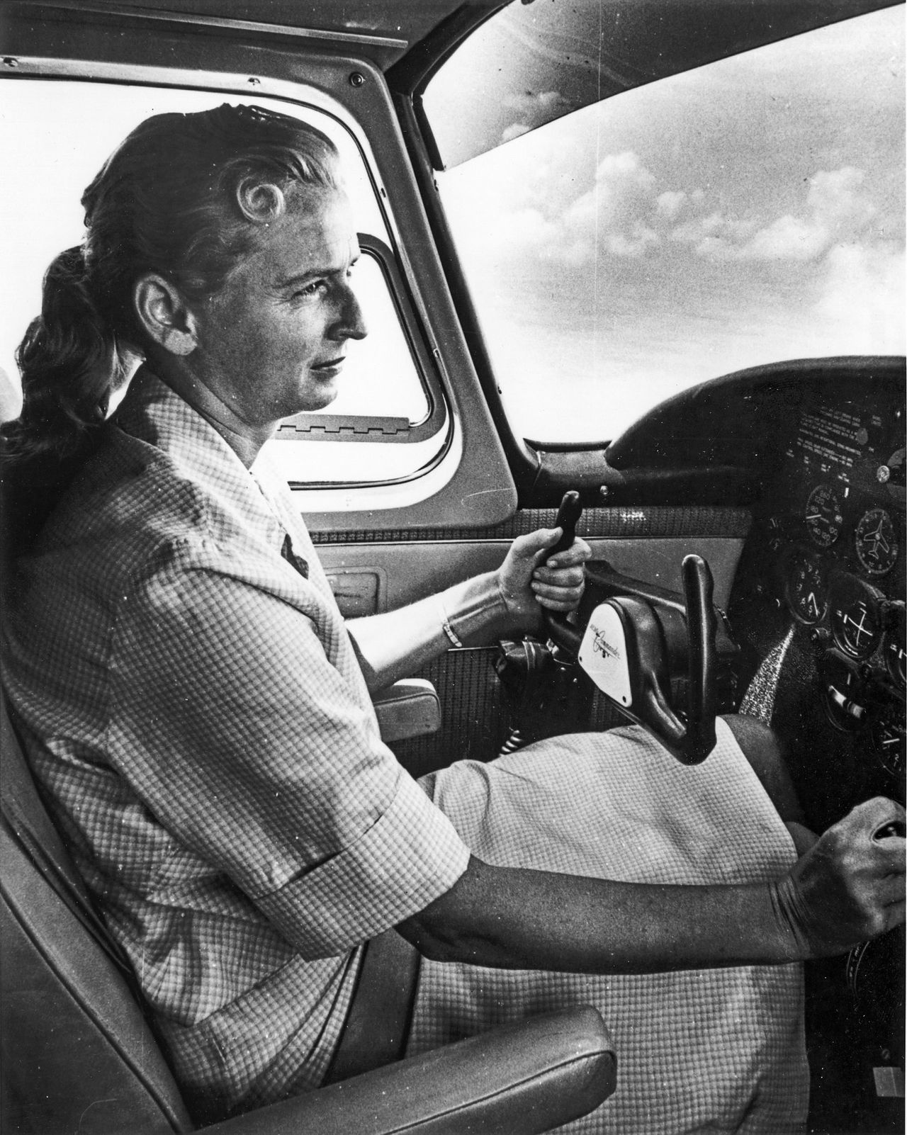 An image of pilot Jerrie Cobb.