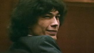 Courtroom footage of Richard Ramirez in Richard Ramirez: The Night Stalker Tapes