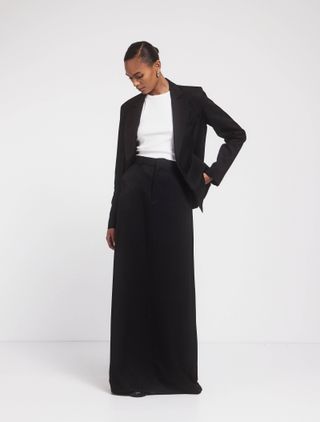 Black Tailored Skirt - Elegant Day-To-Night Wear