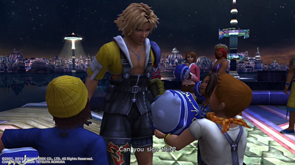 Final Fantasy X on Nintendo Switch.