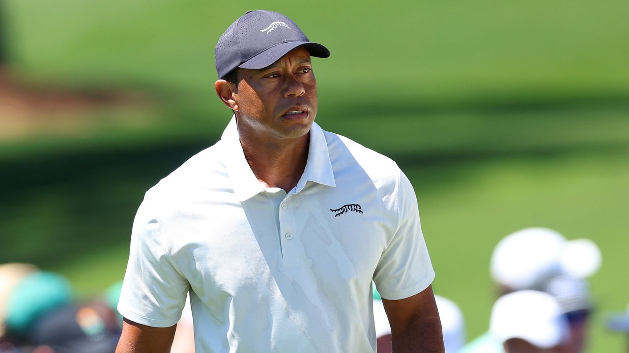 Tiger Woods in the third round of The Masters