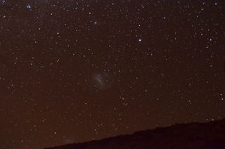 The Large Magellanic Cloud in the night sky