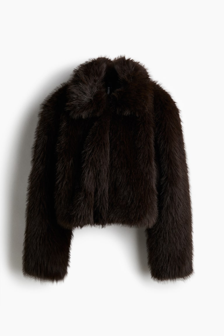 Cropped Fluffy Jacket
