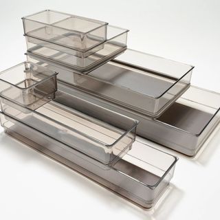 Cella 7-Piece Drawer Organizer against a white background. 