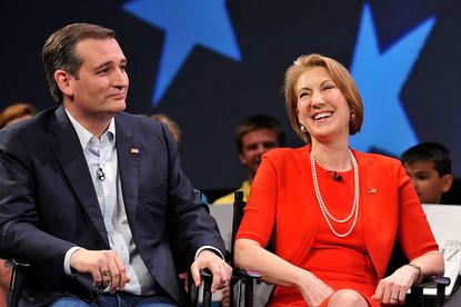 Ted Cruz and former GOP presidential candidate Carly Fiorina may be teaming up.