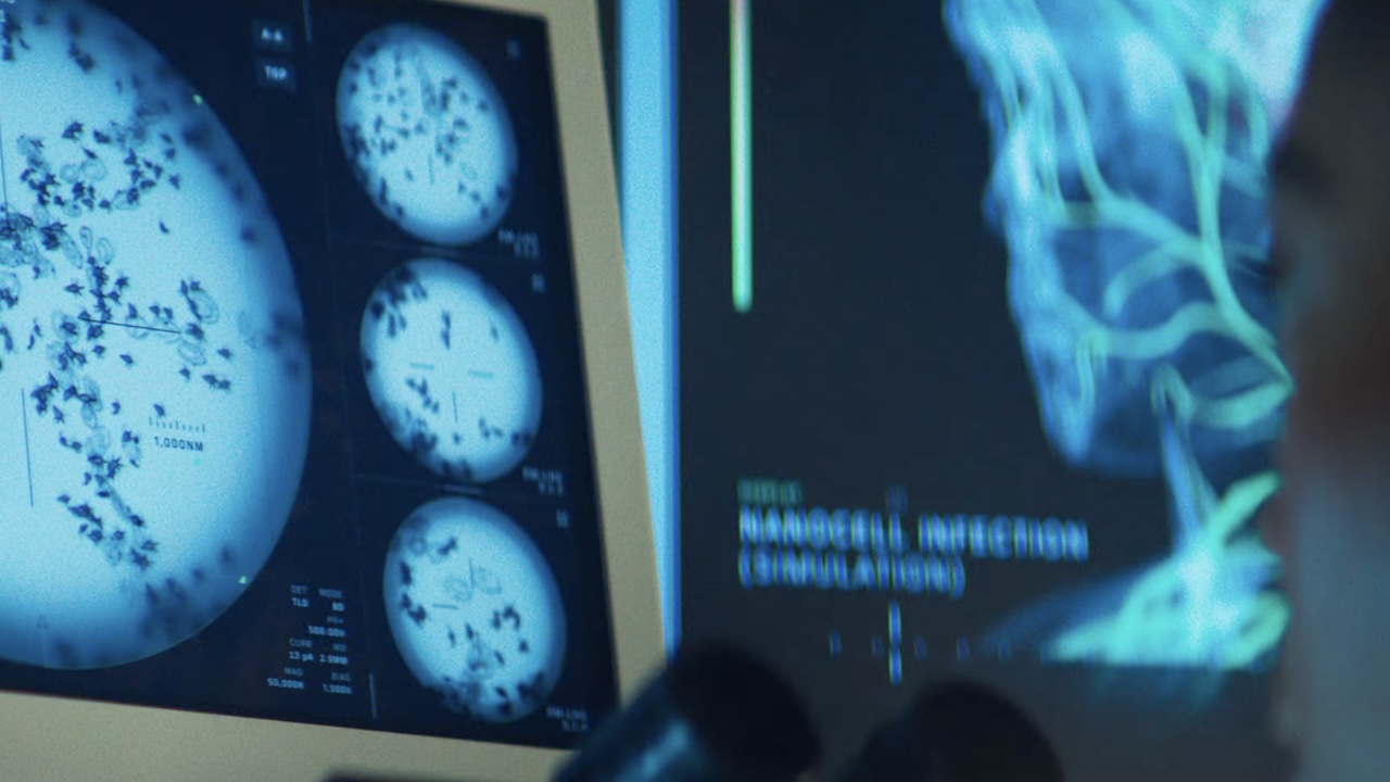 Medical images that say &amp;quot;nanocell infection&amp;quot; in DC's Clayface