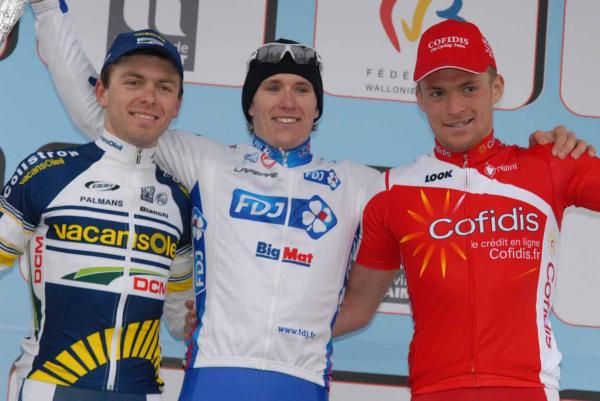 Arnaud D&eacute;mare (FDJ-BigMat) won GP Le Samyn ahead of Kris Boeckmans (Vacansoleil - DCM) and Adrien Petit (Cofidis).