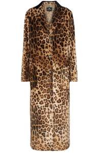 Leopard-print velvet coat, £1023