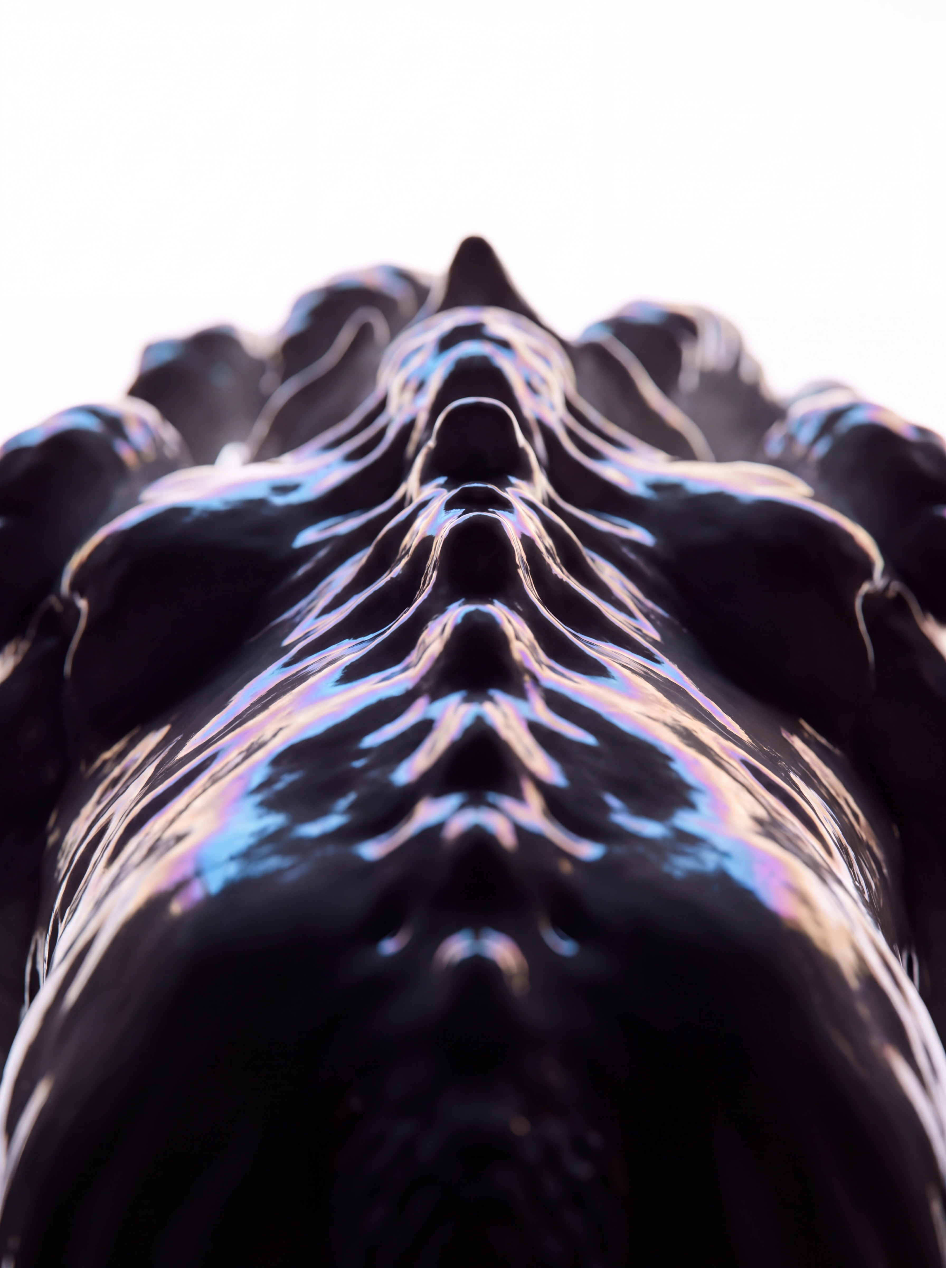 A 3D monster sculpture generated by AI