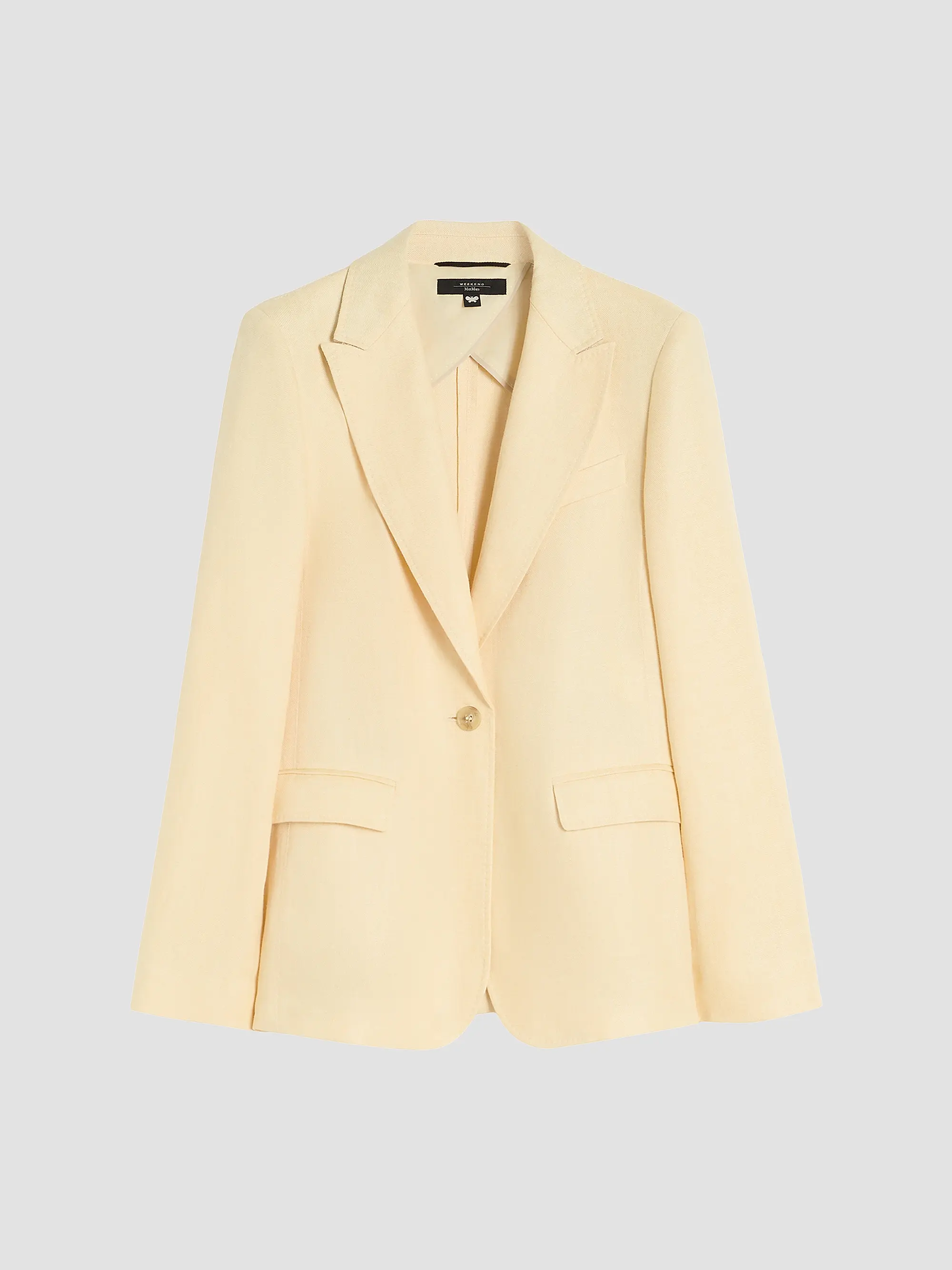 Linen Canvas Blazer