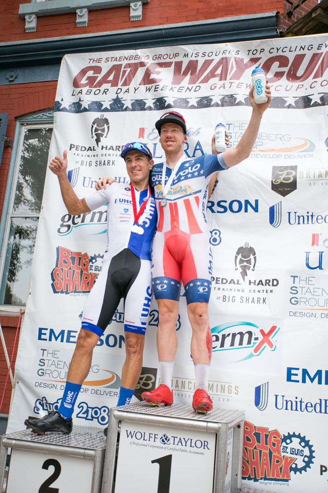 Men's overall podium