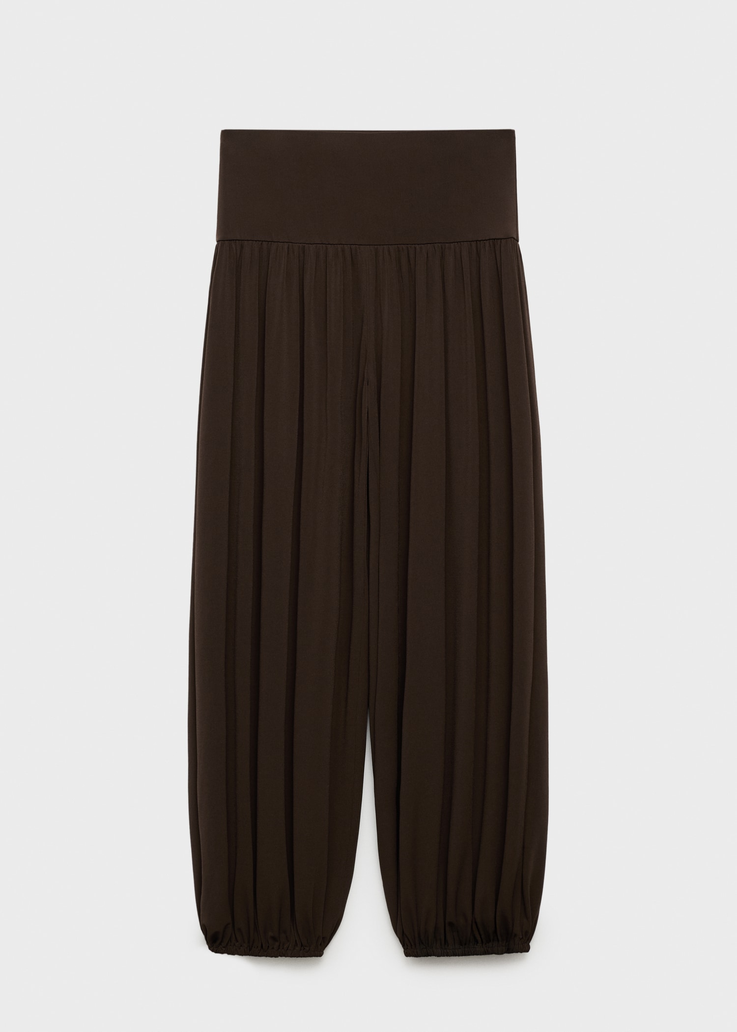 Balloon Pants With Elastic Waist - Women | Mango Usa