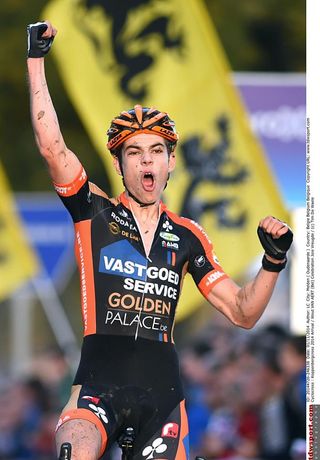 Van Aert sprints to victory in Flandriencross Hamme