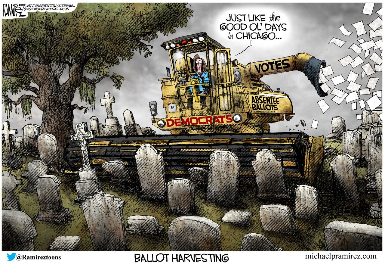 Political Cartoon U.S. Pelosi ballots