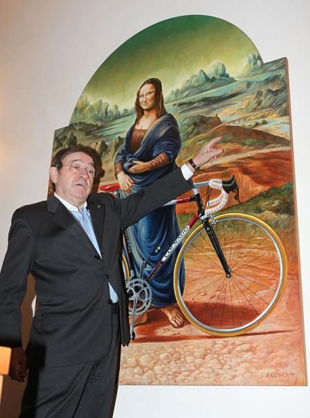 Ernesto Colnago shows the only way for the 'ColnaGo-Up' to head... skywards.