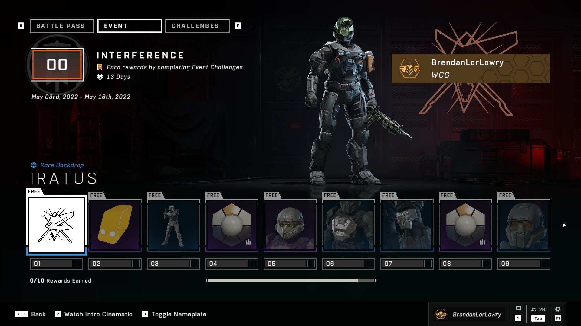 Halo Infinite Interference Event Pass