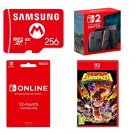 Nintendo Switch 2 Mario Kart World Bundle + Donkey Kong Bananza, 256GB microSD Express card, 12 Months Nintendo Switch Online