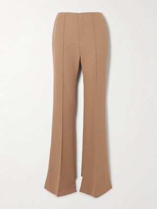 Grain De Poudre Wool Flared Pants