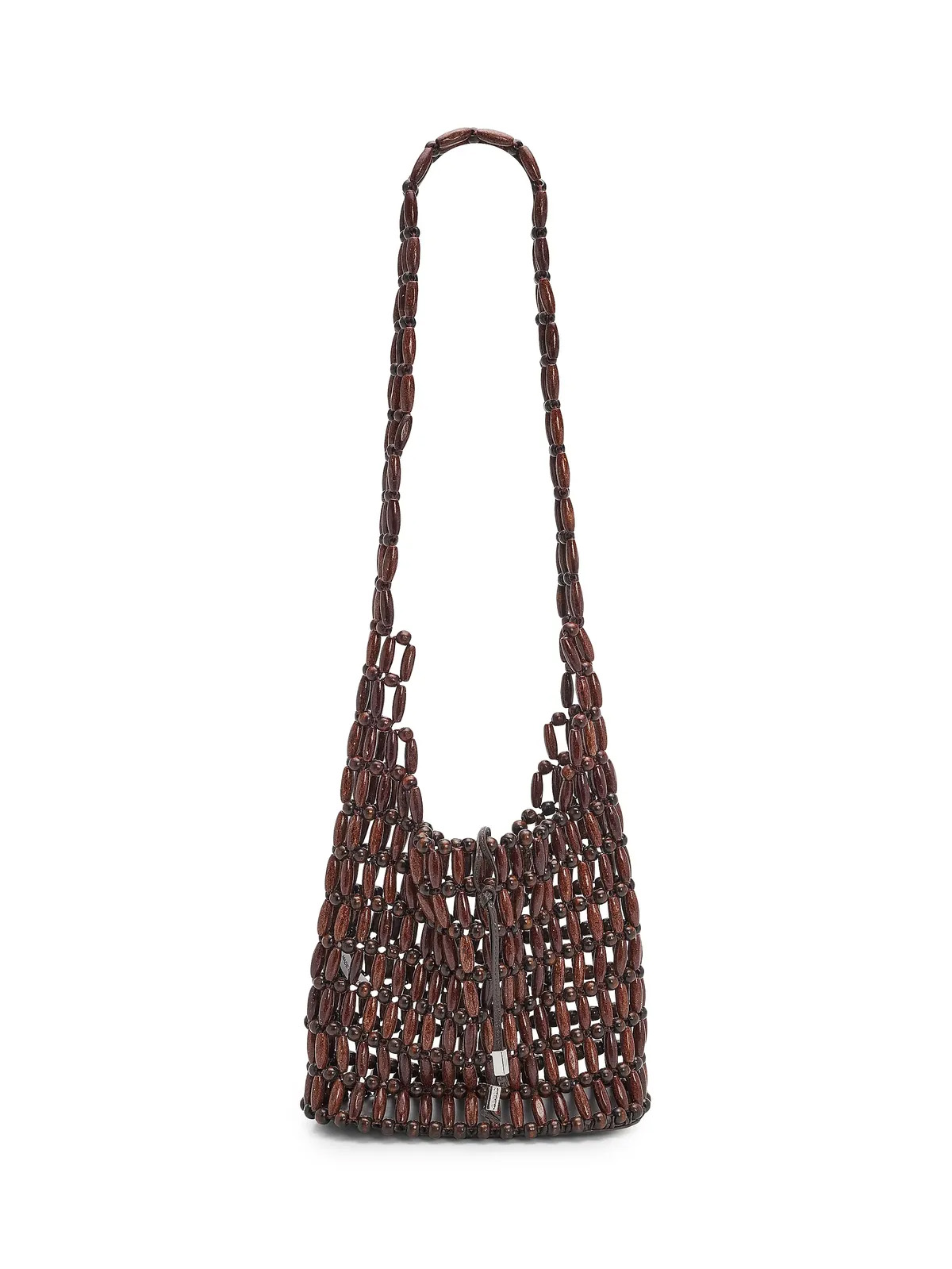 Coronado Wooden-Bead Tote Bag