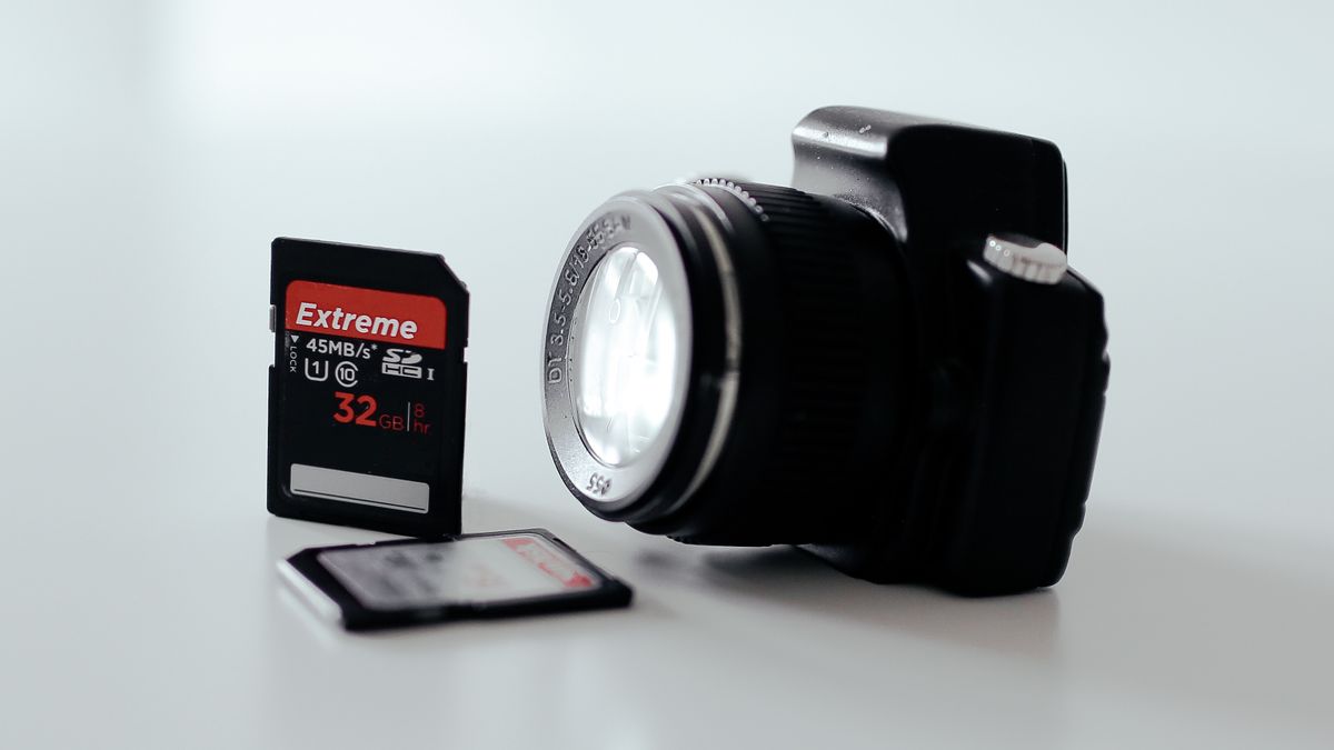 Camera and memory cards