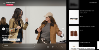 Kaia Gerber and Cindy Crawford wearing coordinating outfits in ZaraStreaming