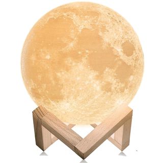 Moon lamp on a white background