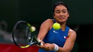 Alexandra Eala in action at Asian Games 2026