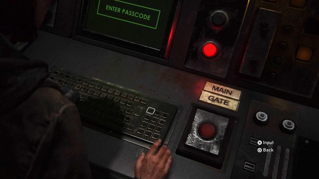 The Last of Us 2 gate codes how to open the main gate in The Last of
