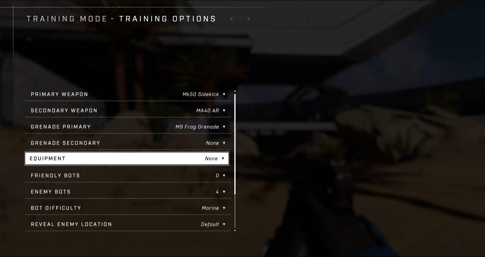 Bot options in Halo Infinite