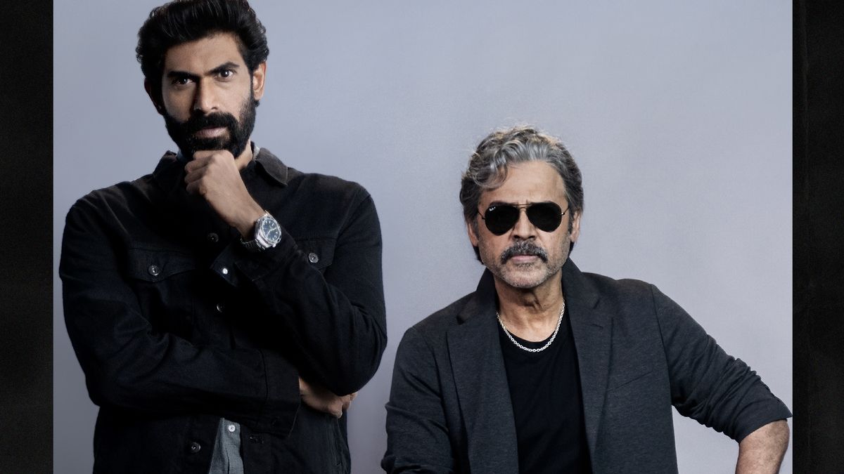 Rana Daggubati and Venkatesh in the Telugu series Rana Naidu