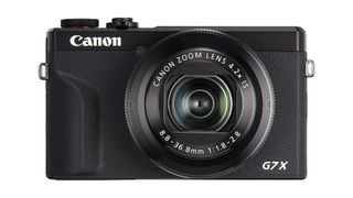 Canon G7 X Mark III product shot on white background