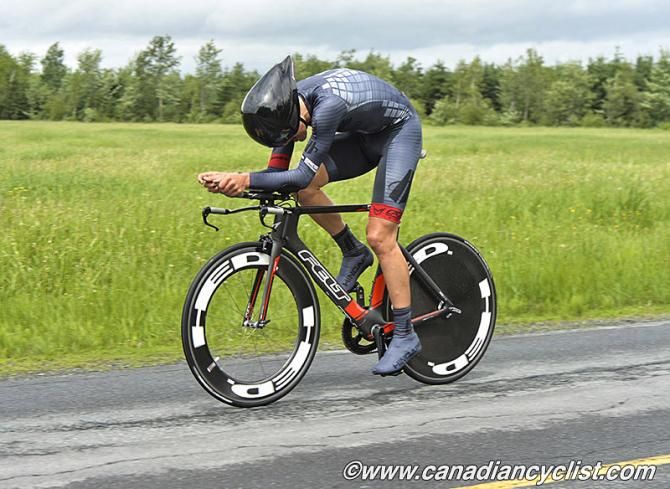 Race leader Tom Skujins (Hincapie Sportswear Development Cycling Team)