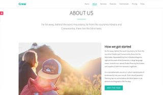 Free Bootstrap themes - Crew