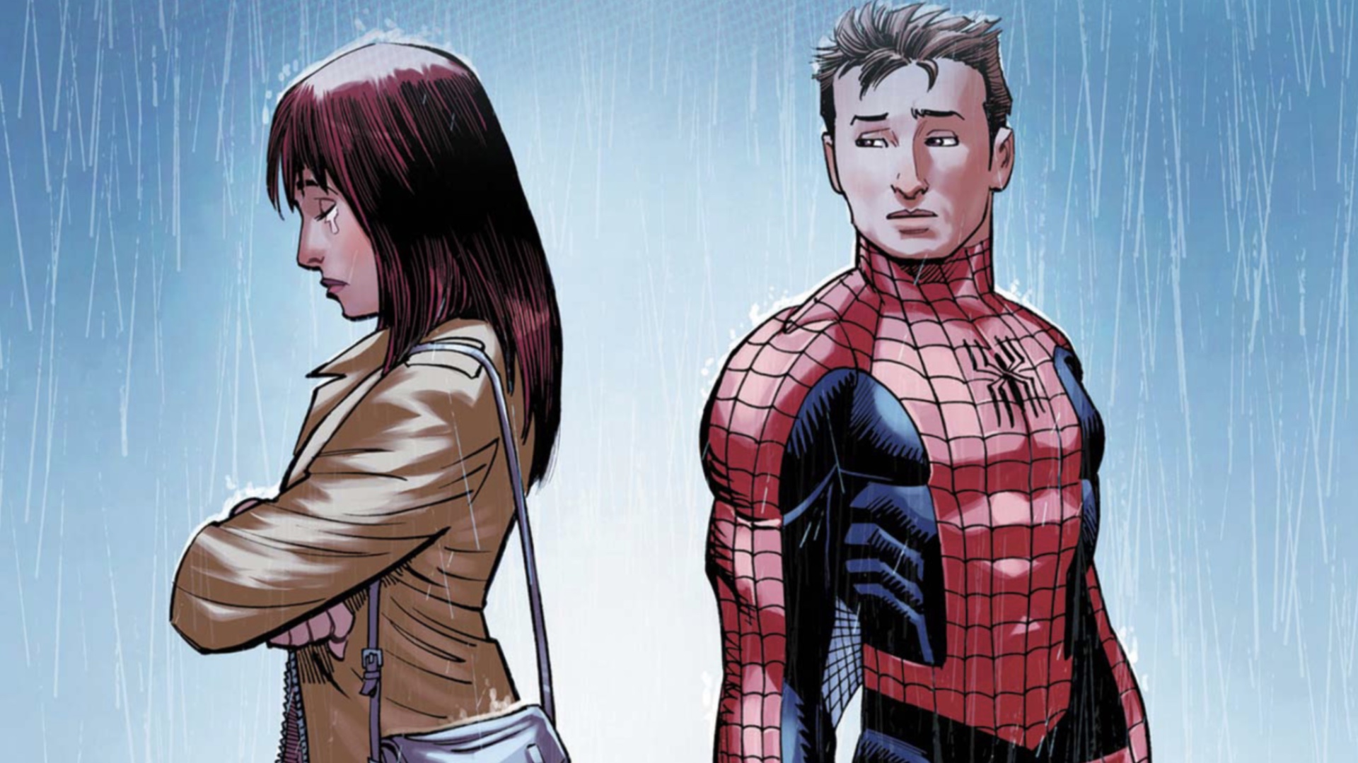 Peter Parker and Mary Jane Watson in comics