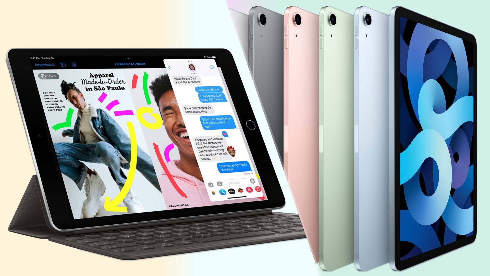 ipad air 4 and ipad 9