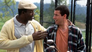 Carl Weathers and Adam Sandler in Happy Gilmore