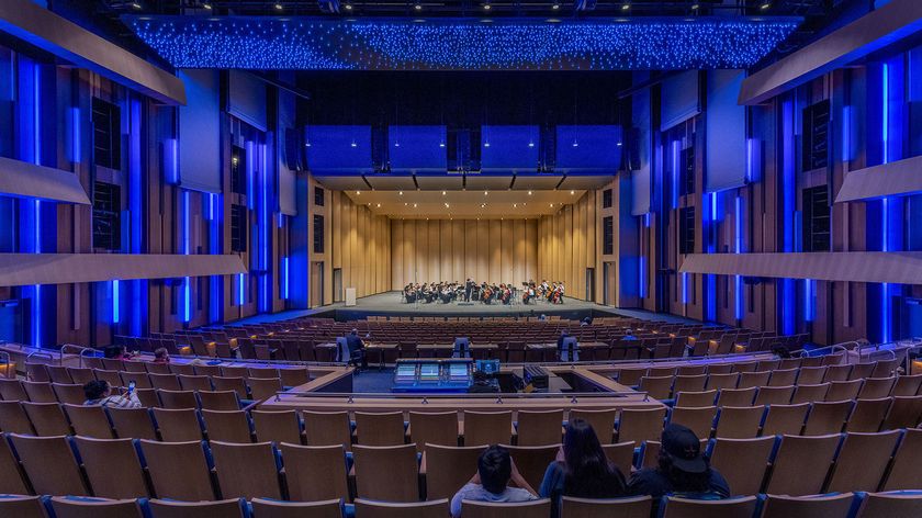 The Main Theater at Cy-Fair ISD’s new VPAC is equipped with an L-Acoustics A Series-based loudspeaker system featuring L-ISA Immersive Hyperreal technology.