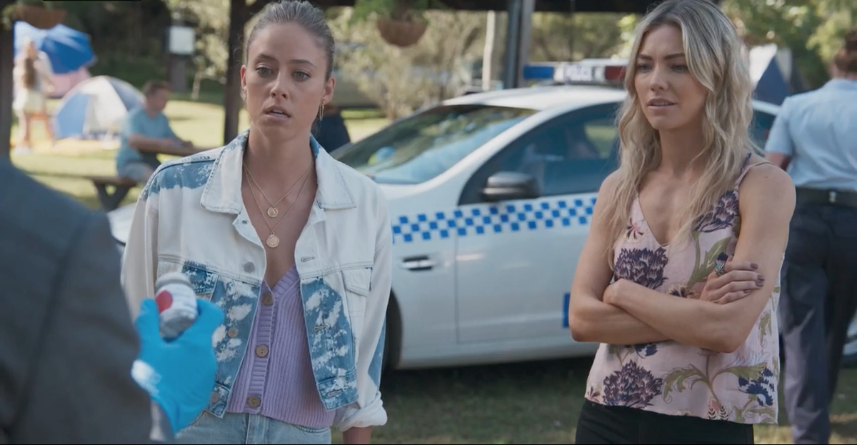 Home and Away, Felicity Newman, Jasmine Delaney, Detective Nasser