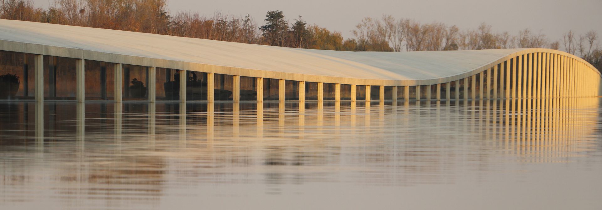 facade of water museum in china
