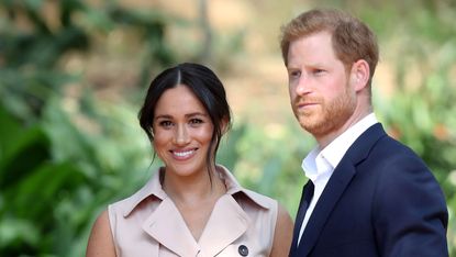 johannesburg, south africa october 02 prince harry, duke of sussex and meghan, duchess of sussex attend a creative industries and business reception on october 02, 2019 in johannesburg, south africa photo by chris jacksongetty images