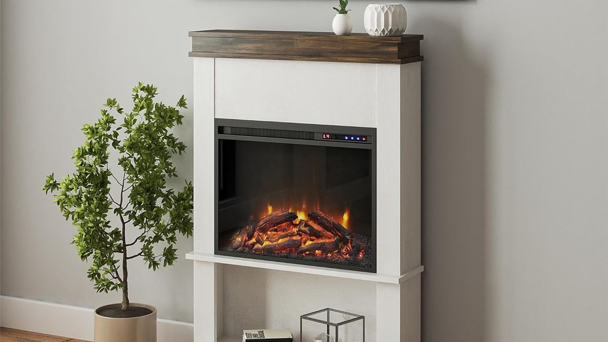 Ameriwood Home Mateo Electric Mantel Fireplace