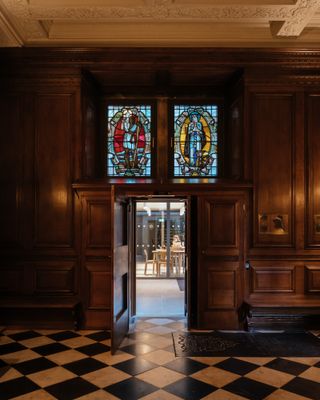 entrance door at St Catharine's College