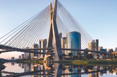 The São Paulo skyline.