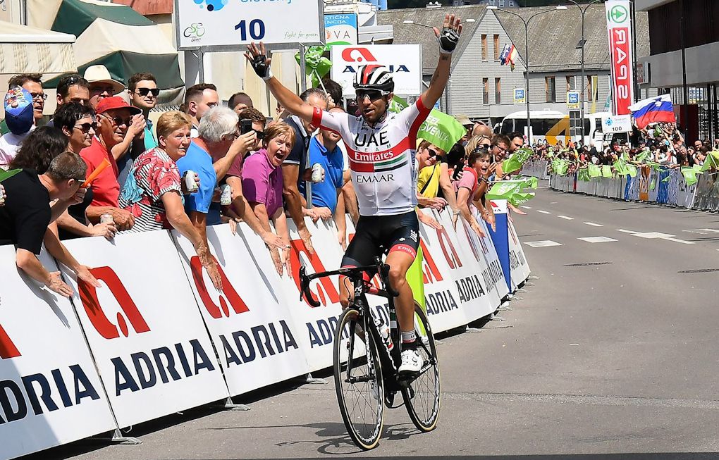 Diego Ulissi wins stage 3 at Tour of Slovenia