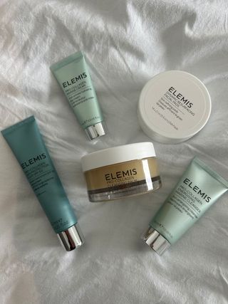 A picture of Elemis skincare products