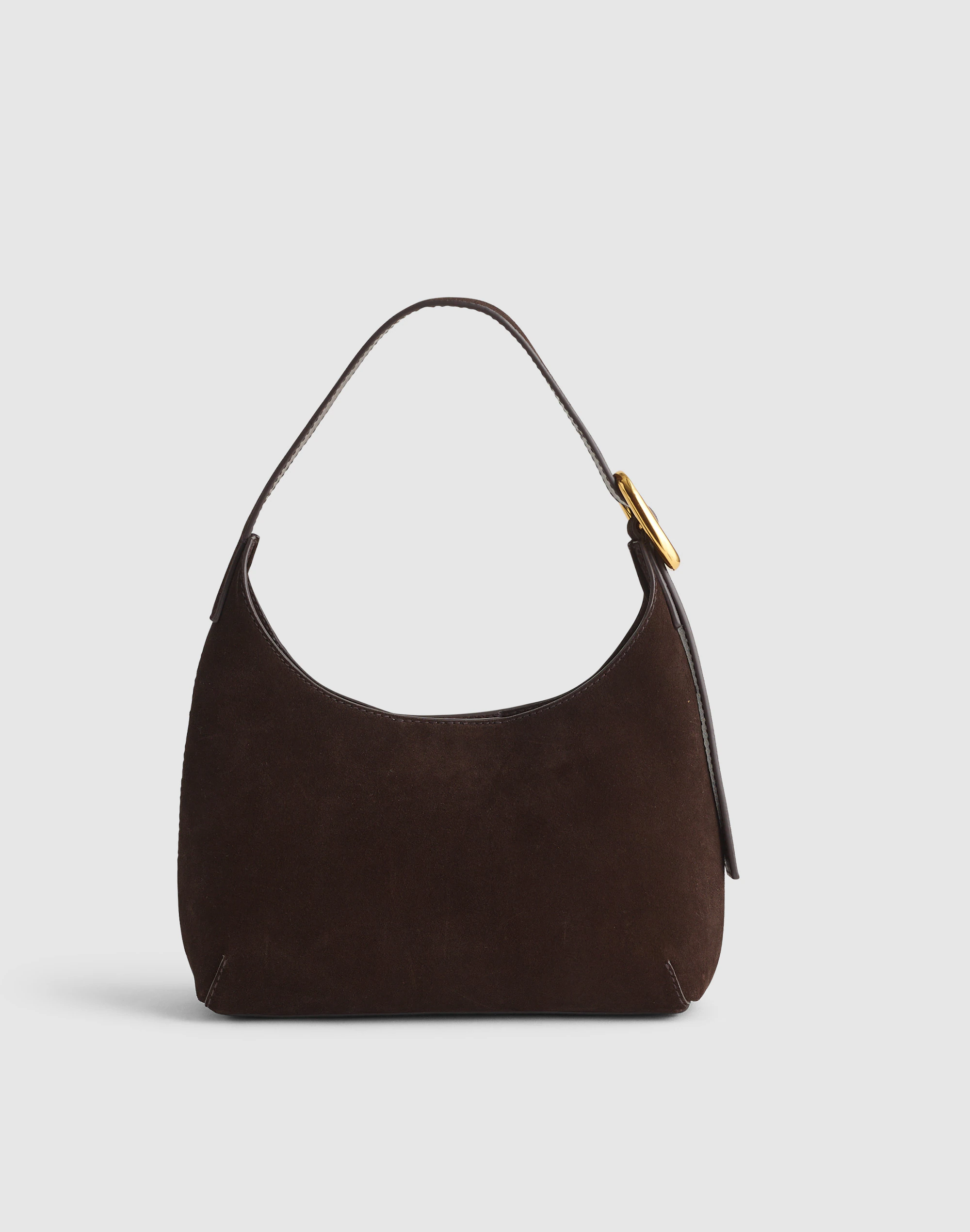 The Sculptural-Buckle Shoulder Bag