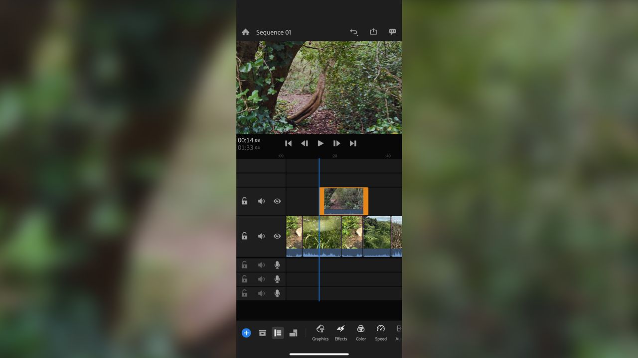 Adobe Premiere Rush during our review