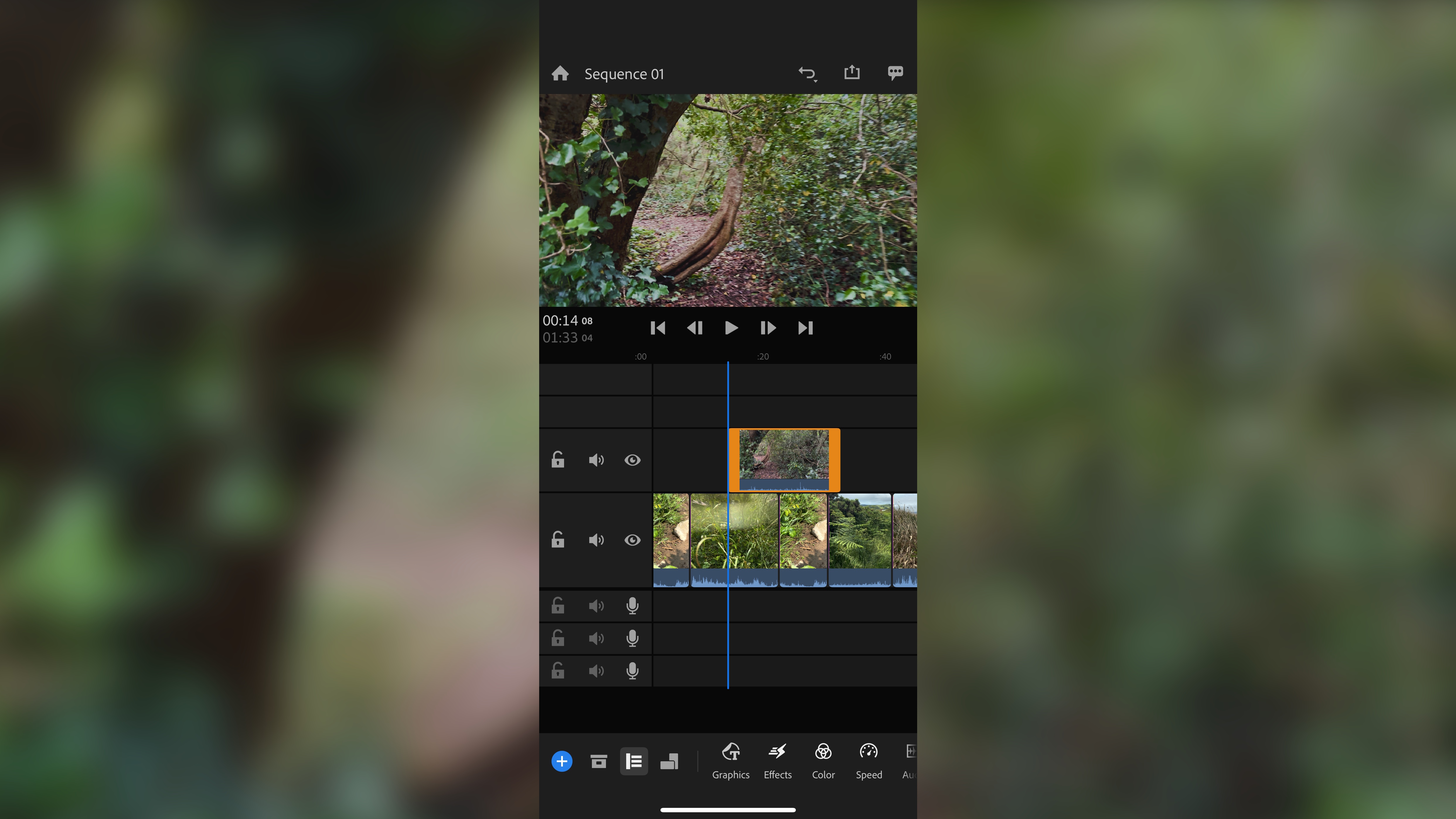Adobe Premiere Rush during our review